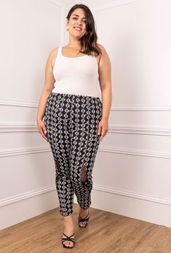 Picture of PLUS SIZE FLUID TROUSER WITH BELT